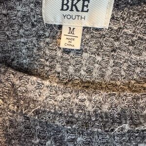 BKE Youth Textured Gray Sweater